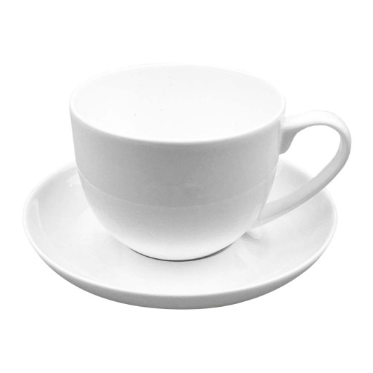 Hibiscus Tea Cup and Saucers Unbranded